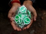 Key chains with the logo of WhatsApp, Kolkata. In its petition before the high court on the IT rules, WhatsApp has claimed that the new set of guidelines is “unconstitutional”.