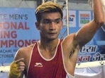 File image of Indian boxer Shiva Thapa.(PTI) File image of Indian boxer Shiva Thapa.(PTI)