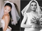 Ariana Grande on her wedding day(Instagram/arianagrande and IMDB) Ariana Grande on her wedding day(Instagram/arianagrande and IMDB)