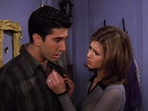 Jennifer Aniston and David Schwimmer in a still from Friends. 