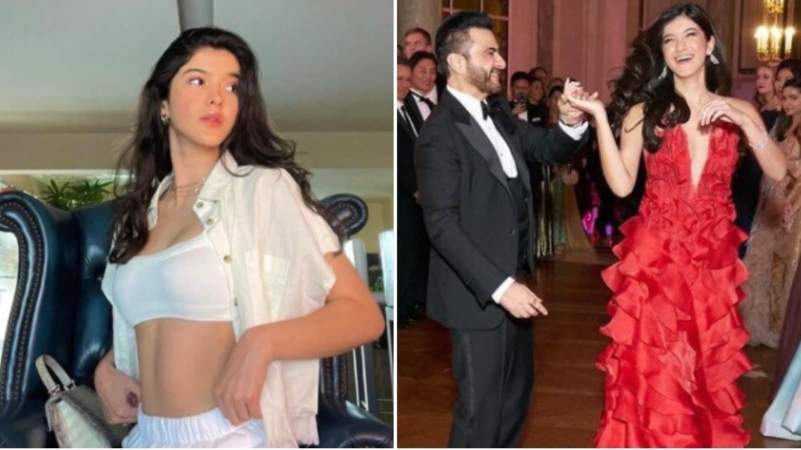 Shanaya Kapoor Shares Post In Crop Top Father Sanjay Kapoor Asks Can You Give Me Those Abs