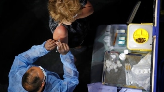 According to researchers at the Goethe-University of Frankfurt and other sites, vaccines using a different technology known as messenger RNA (mRNA), such as those developed by BioNTech SE with partner Pfizer Inc and Moderna Inc, deliver the genetic material of the coronavirus spike protein only to fluid found inside cells, not to the nucleus of the cells.(AP) According to researchers at the Goethe-University of Frankfurt and other sites, vaccines using a different technology known as messenger RNA (mRNA), such as those developed by BioNTech SE with partner Pfizer Inc and Moderna Inc, deliver the genetic material of the coronavirus spike protein only to fluid found inside cells, not to the nucleus of the cells.(AP)
