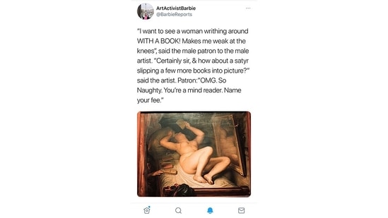 What kinds of conversations must have gone into commissioning a work like this one? Art Activist Barbie imagines being a fly on the wall, in this June 2020 post.(Image courtesy: Sarah Williamson)