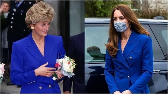 Kate Middleton's outfit reminds people of Princess Diana(Instagram/ladydiana__2)