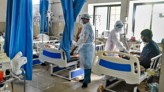 An expert said that the curfew from April 30 had helped in reducing the stress on hospital beds with reduction in cases.(PTI file photo. Representative image)