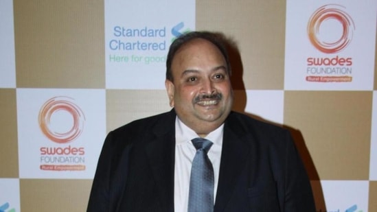 Mehul Choksi was apprehended in Dominica on Tuesday.(HT File Photo)