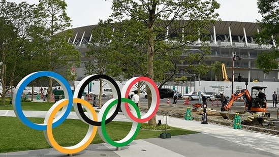 File Photo of the Tokyo Olympics ring(Getty Images)