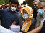 Olympic wrestler Sushil Kumar and his associate Ajay Kumar (back) in the custody of Delhi Police Special cell in New Delhi, India, on Sunday, May 23, 2021. (Photo by Arvind Yadav/ Hindustan Times) Olympic wrestler Sushil Kumar and his associate Ajay Kumar (back) in the custody of Delhi Police Special cell in New Delhi, India, on Sunday, May 23, 2021. (Photo by Arvind Yadav/ Hindustan Times)
