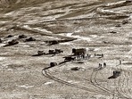 After a promising start in the Pangong Tso area, the disengagement process between the two armies has hit a wall as a result of PLA’s reluctance to pull back its forward deployed troops from Hot Springs, Gogra and Depsang, and restore the status quo ante of April 2020.(AFP) After a promising start in the Pangong Tso area, the disengagement process between the two armies has hit a wall as a result of PLA’s reluctance to pull back its forward deployed troops from Hot Springs, Gogra and Depsang, and restore the status quo ante of April 2020.(AFP)