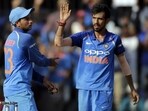 Indian cricket team spinners Kuldeep Yadav and Yuzvendra Chahal(AP)
