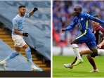 Riyad Mahrez and N’Golo Kante