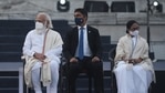 Mamata Banerjee met PM Modi for a short period of time on Friday citing she had to meet other state officials regarding cyclone Yaas. The last time both leaders met was during the Parakram divas celebrations on the occasion of the 125th birth anniversary of Netaji Subhas Chandra Bose at Victoria Memorial Hall In january. ( Samir Jana / Hindustan Times File Photo) Mamata Banerjee met PM Modi for a short period of time on Friday citing she had to meet other state officials regarding cyclone Yaas. The last time both leaders met was during the Parakram divas celebrations on the occasion of the 125th birth anniversary of Netaji Subhas Chandra Bose at Victoria Memorial Hall In january. ( Samir Jana / Hindustan Times File Photo)