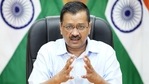 Union minister Prahlad Singh Patel has accused Delhi chief minister Arvind Kejriwal of disrespecting the national flag and violating the Flag Code of India during his televised press briefings. (HT PHOTO) Union minister Prahlad Singh Patel has accused Delhi chief minister Arvind Kejriwal of disrespecting the national flag and violating the Flag Code of India during his televised press briefings. (HT PHOTO)