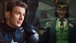 Chris Evans as Captain America and Tom Hiddleston as Loki. Chris Evans as Captain America and Tom Hiddleston as Loki.
