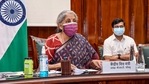 Union Finance Minister Nirmala Sitharaman chairs the 43rd GST Council meeting in New Delhi.(PTI Photo) Union Finance Minister Nirmala Sitharaman chairs the 43rd GST Council meeting in New Delhi.(PTI Photo)