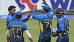 Sri Lanka registered their first win in ICC Men's Cricket World Cup Super League. (SLC) Sri Lanka registered their first win in ICC Men's Cricket World Cup Super League. (SLC)