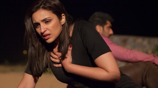 Parineeti Chopra and Arjun Kapoor in a still from Dibakar Banerjee's Sandeep Aur Pinky Faraar.