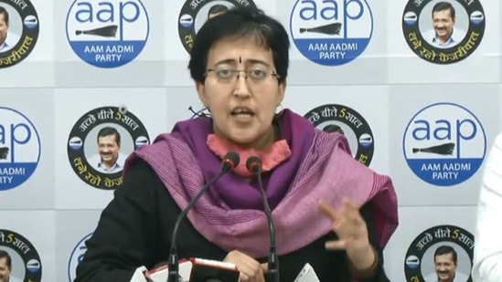 "The Centre created such an artificial scarcity that states have to buy from them only. The Centre should respond to this," said AAP leader Atishi(Screengrab)