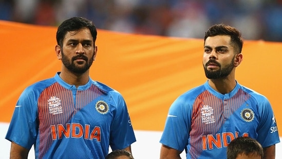 MS Dhoni and Virat Kohli during the 2016 World T20. (Getty Images)