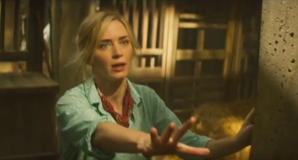 Emily Blunt in a scene from the trailer.