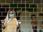 In Dhenkanal district, which is clocking TPR of around 37%, the highest in Odisha over the past one week, 96 people in Barsinga village of Hindol block tested positive after attending a community feast.(AFP representative image) In Dhenkanal district, which is clocking TPR of around 37%, the highest in Odisha over the past one week, 96 people in Barsinga village of Hindol block tested positive after attending a community feast.(AFP representative image)
