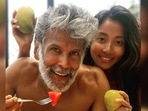 Milind Soman talks about the importance of eating fruits(Instagram/milindrunning ) Milind Soman talks about the importance of eating fruits(Instagram/milindrunning )