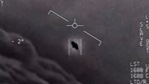 The image shows part of an unclassified video taken by Navy pilots showing interactions with "unidentified aerial phenomena".(AFP) The image shows part of an unclassified video taken by Navy pilots showing interactions with "unidentified aerial phenomena".(AFP)