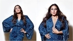 Huma Qureshi in indigo mini kaftan dress(Instagram/who_wore_what_when) Huma Qureshi in indigo mini kaftan dress(Instagram/who_wore_what_when)