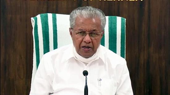 Kerala chief minister Pinarayi Vijayan said the state will start easing Covid-induced curbs after the test positivity rate (TPR) drops below 15% for three straight days. (ANI)
