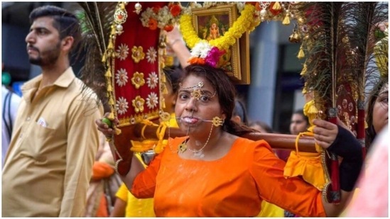Thaipoosam: This is celebrated in Tamil Nadu and parts of southern India during the month of Thai. Devotees hook their flesh and pierce their body with skewers and lances called vel. It is a way of honouring Lord Murugan (or Kartikeya, the son of Shiva and Parvati).(Instagram/ninesnaps)