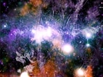 Threads of superheated gas and magnetic fields are weaving a tapestry of energy at the center of the Milky Way galaxy. Threads of superheated gas and magnetic fields are weaving a tapestry of energy at the center of the Milky Way galaxy.