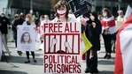 A woman holds a poster during a demonstration demanding the freedom of Belarus opposition activist Raman Protasevich in Berlin.(AP) A woman holds a poster during a demonstration demanding the freedom of Belarus opposition activist Raman Protasevich in Berlin.(AP)