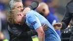 Manchester City's Kevin De Bruyne grimaces as he leaves the pitch during the Champions League final(AP) Manchester City's Kevin De Bruyne grimaces as he leaves the pitch during the Champions League final(AP)