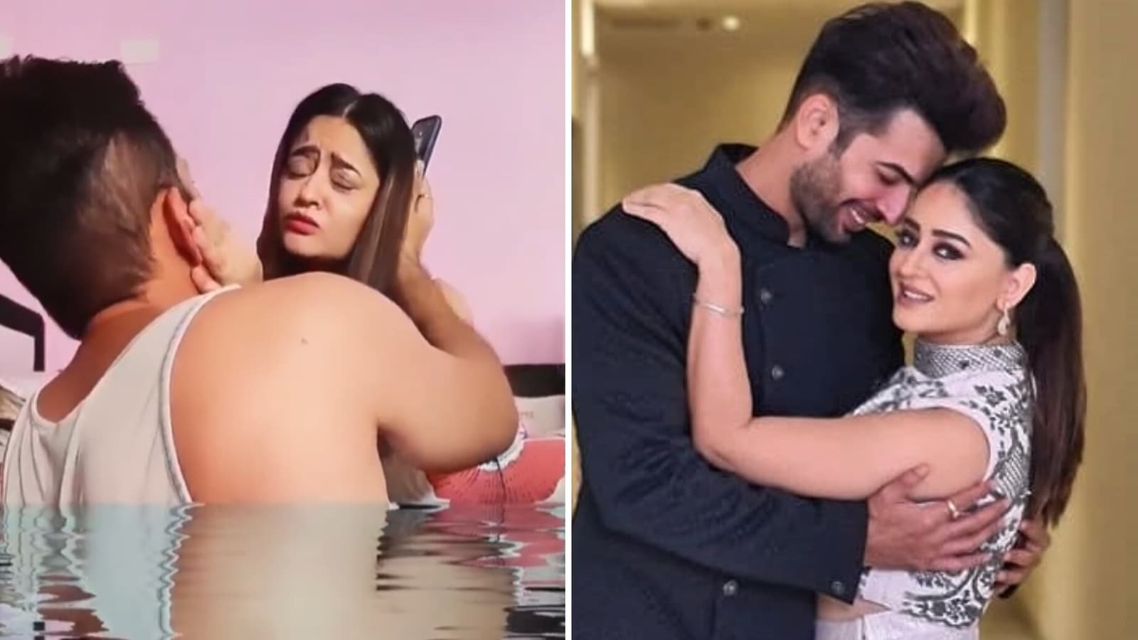 Jay Bhanushali Recreates Titanic Climax Scene With Mahhi Vij Gives It