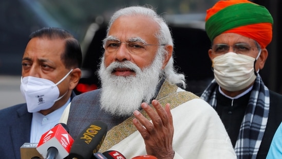 Prime Minister Narendra Modi in New Delhi.(REUTERS)