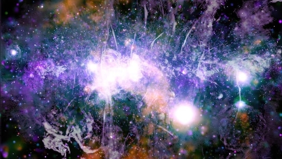 Threads of superheated gas and magnetic fields are weaving a tapestry of energy at the center of the Milky Way galaxy.