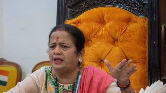 Mumbai mayor Kishori Pednekar (HT File Photo) Mumbai mayor Kishori Pednekar (HT File Photo)