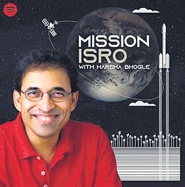 ‘When I read the script, I thought these are just the types of stories we should be telling, stories that showcase the pursuit of science as an act of patriotism,’ says cricket commentator Harsha Bhogle. Mission ISRO is his first podcast. ‘When I read the script, I thought these are just the types of stories we should be telling, stories that showcase the pursuit of science as an act of patriotism,’ says cricket commentator Harsha Bhogle. Mission ISRO is his first podcast.