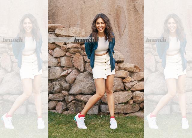 In case acting didn’t work out, Rakul’s plan was to do her Masters in Brand Management; Skirt, Forever 21; Top, jacket and shoes, Asics (Eshaan Giri) In case acting didn’t work out, Rakul’s plan was to do her Masters in Brand Management; Skirt, Forever 21; Top, jacket and shoes, Asics (Eshaan Giri)