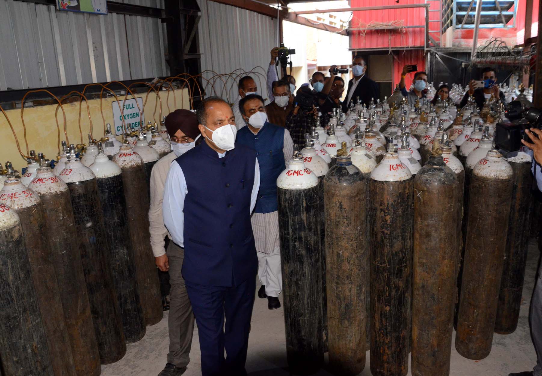 The CM Jai Ram Thakur said that the X-ray plant and 4-D ultrasound machine will provide latest diagnostic facilities to the patients in Kamla Nehru Hospital and minimise their dependency on IGMC, Shimla. (Deepak Sansta/HT ) The CM Jai Ram Thakur said that the X-ray plant and 4-D ultrasound machine will provide latest diagnostic facilities to the patients in Kamla Nehru Hospital and minimise their dependency on IGMC, Shimla. (Deepak Sansta/HT )
