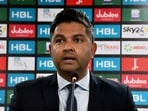Pakistan's Cricket Board managing director Wasim Khan gives a news conference, in Karachi, Pakistan, Pakistan's Cricket Board managing director Wasim Khan gives a news conference, in Karachi, Pakistan,