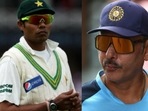 File Photos of Danish Kaneria (left) and Ravi Shastri (right)(HT Collage) File Photos of Danish Kaneria (left) and Ravi Shastri (right)(HT Collage)