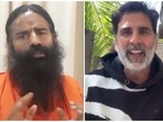 Baba Ramdev shared an old video of Akshay Kumar vouching for Ayurveda. Baba Ramdev shared an old video of Akshay Kumar vouching for Ayurveda.