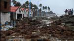 A damaged shoreline after Cyclone Yaas hit India's eastern coast in the Bay of Bengal, at a beach in Shankarpur, some 180 km from Kolkata on May 27. (File photo) A damaged shoreline after Cyclone Yaas hit India's eastern coast in the Bay of Bengal, at a beach in Shankarpur, some 180 km from Kolkata on May 27. (File photo)