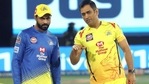 Jadeja and MS Dhoni.(CSK Twitter) Jadeja and MS Dhoni.(CSK Twitter)