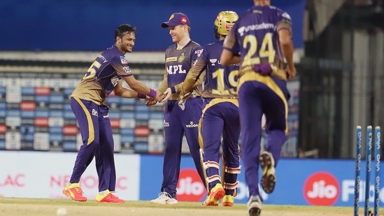 Shakib Al Hasan of Kolkata Knight Riders. File (ANI)