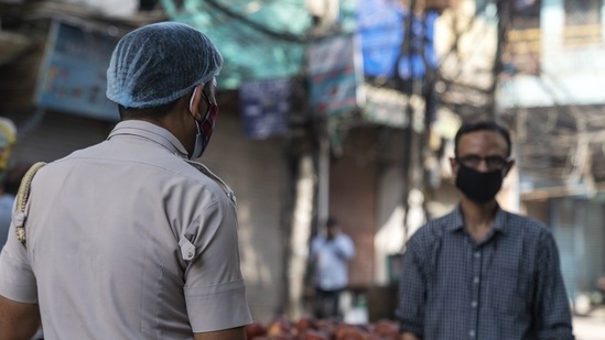On Sunday, 108 people were also fined for not maintaining social distancing, the officials said. (Bloomberg file photo) On Sunday, 108 people were also fined for not maintaining social distancing, the officials said. (Bloomberg file photo)