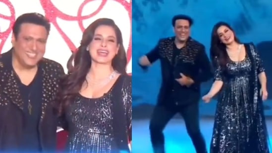 Govinda and Neelam Kothari reunite after 20 years. 