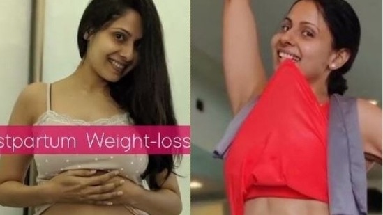Chhavi Mittal shares her postpartum weight loss journey.