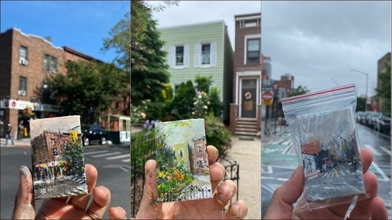 Treasure hunt for miniature artworks on New York's streets grip art lovers(Instagram/stevewasterval)